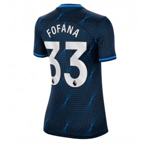 Chelsea Wesley Fofana #33 Replica Away Stadium Shirt for Women 2023-24 Short Sleeve